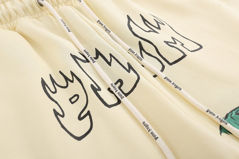 Шорты Palm Angels With Palm Print "Cream" фото № 2