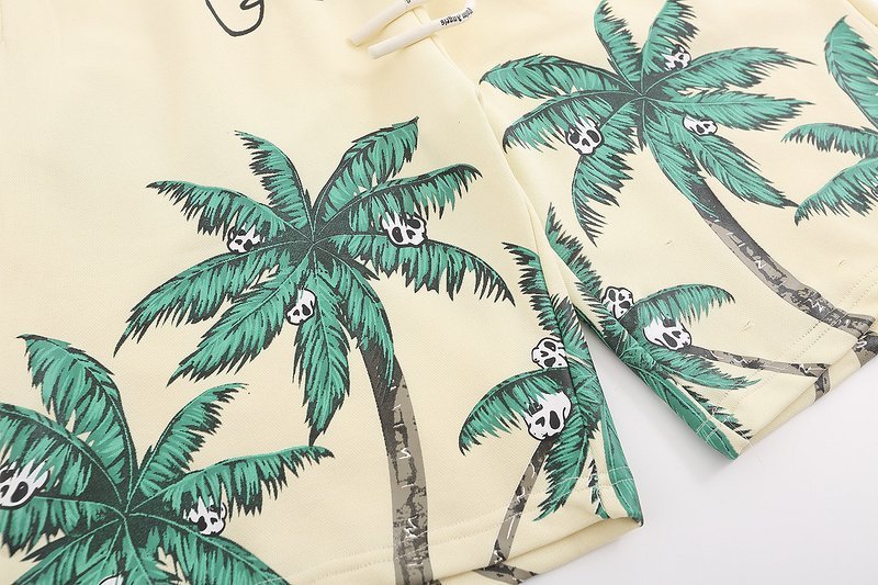 Шорты Palm Angels With Palm Print "Cream" фото № 7