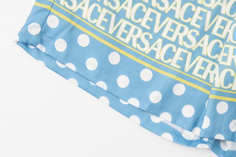 Шорты Versace With The Inscription Of The Brand "Blue" фото № 4