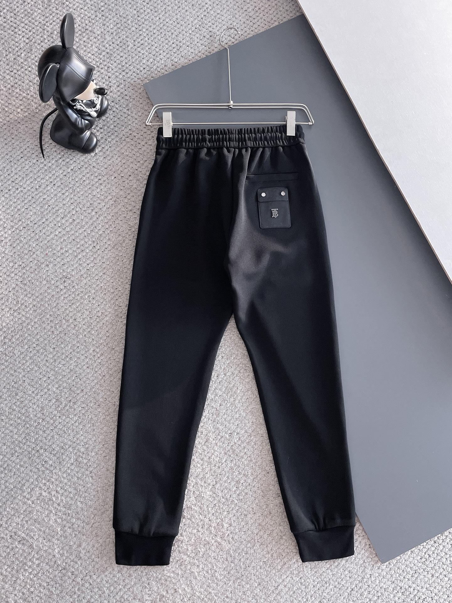 Штаны Burberry Frontside Logo BT "Black" фото № 3