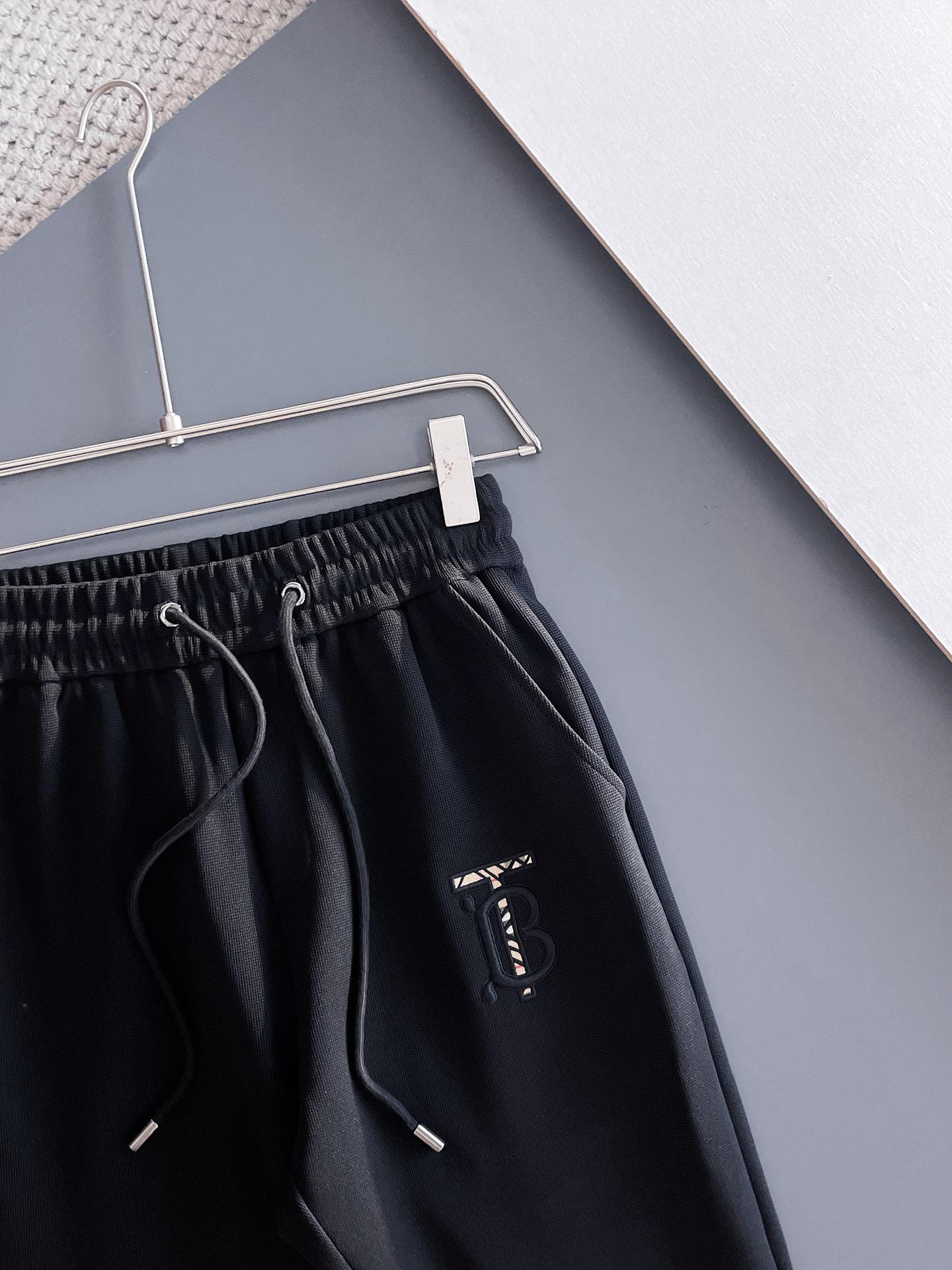 Штаны Burberry Frontside Logo BT "Black" фото № 2