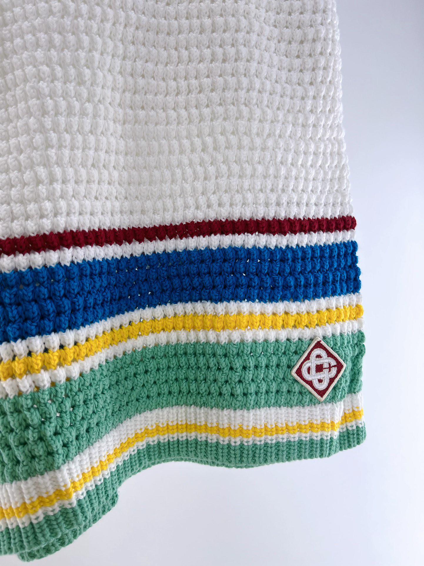 Шорты Casablanca Colorful Lines Print "White" фото № 2