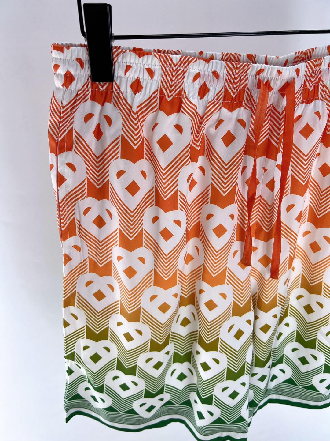 Шорты Casablanca Unusual Hearts "Red" фото № 5