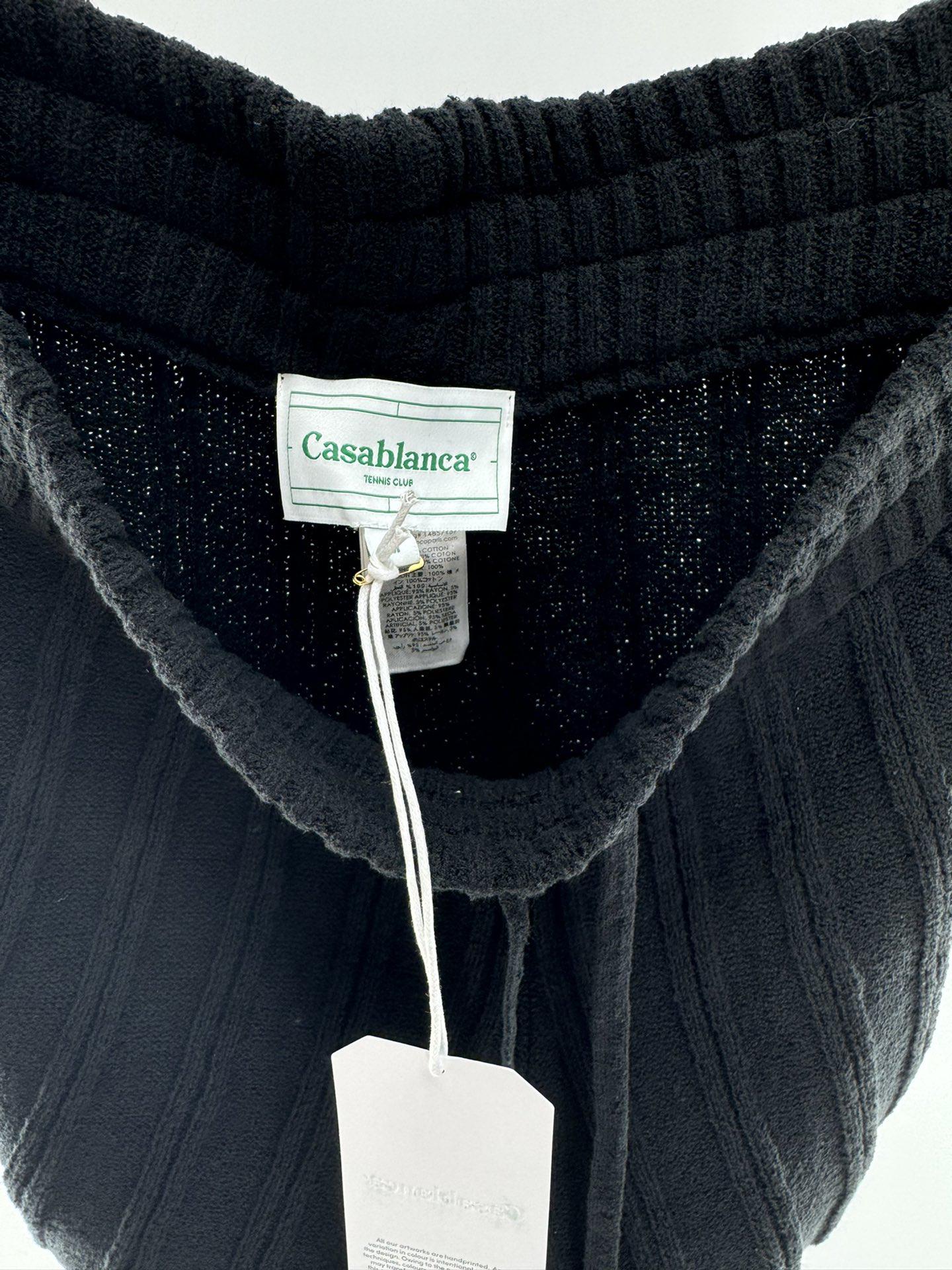 Шорты Casablanca Down Colorful Lines "Black" фото № 5