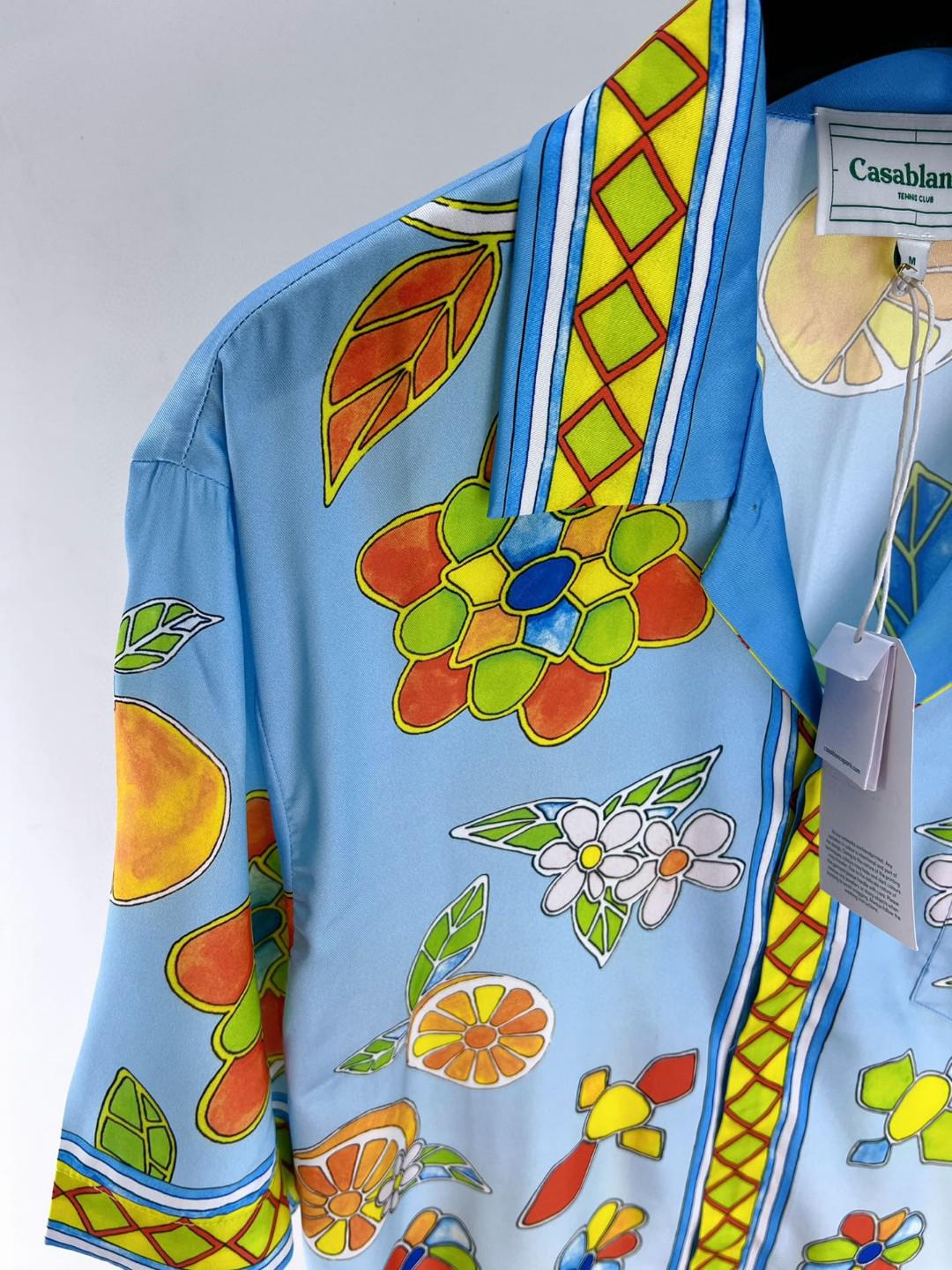 Шорты Casablanca Colorful Flowers Print "Blue" фото № 2