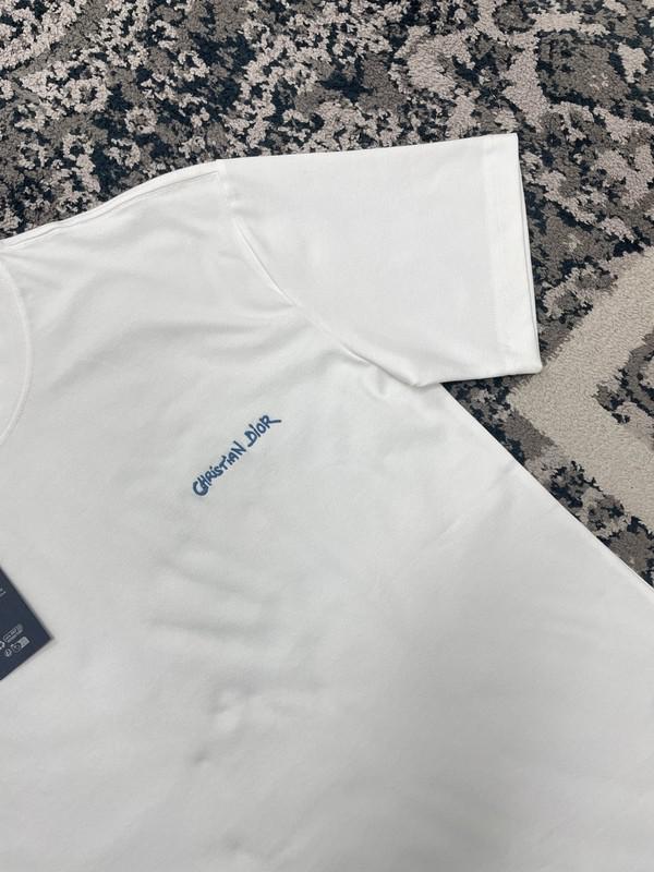 Футболка Christian Dior Frontside Light Logo Christian Dior "White" фото № 4