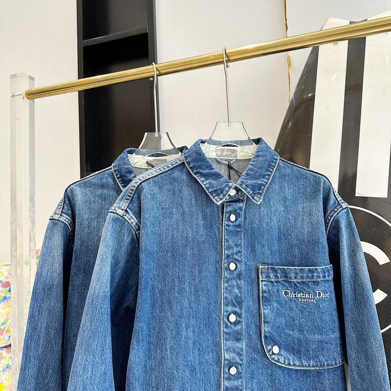 Рубашка Christian Dior Blue Frontside Pockets "Blue" фото № 2