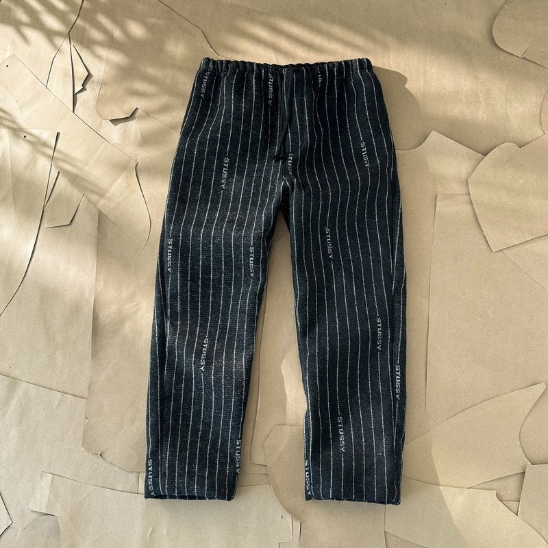 Штаны Stussy x Nike Stripe "Black" фото № 8