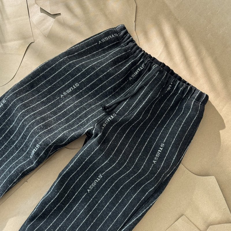 Штаны Stussy x Nike Stripe "Black" фото № 5