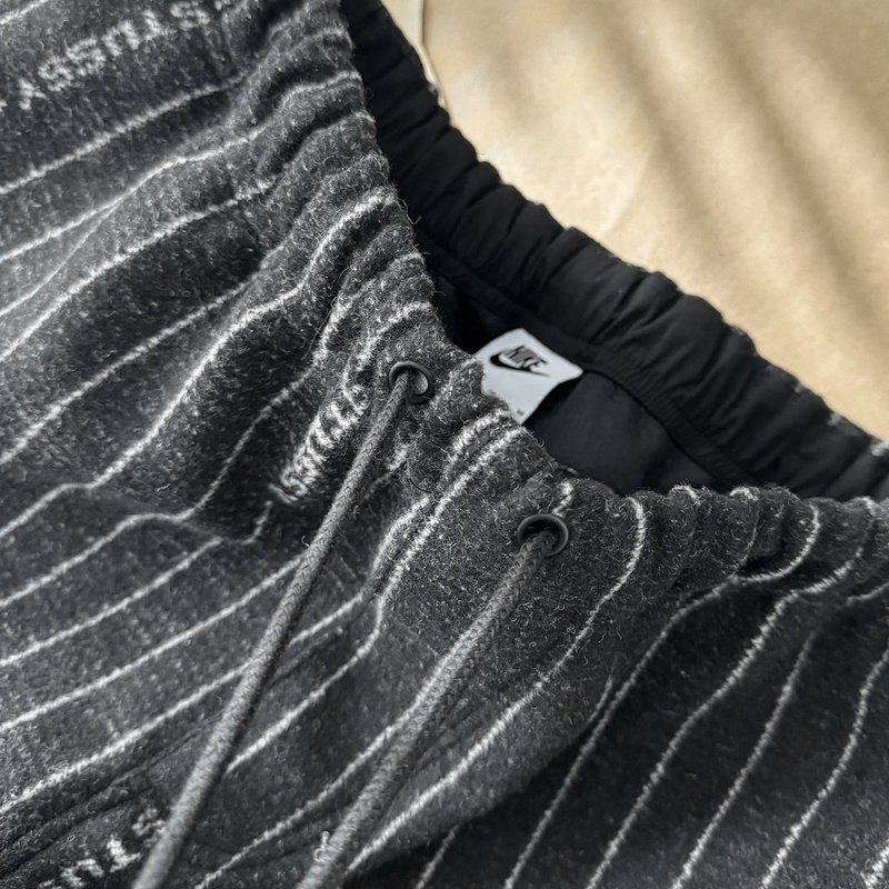 Штаны Stussy x Nike Stripe "Black" фото № 4