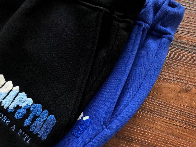 Штаны Trapstar Big Logo Above Small Mirror Inscription It's A Secret "Blue" фото № 3