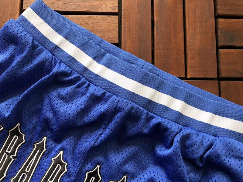 Шорты Trapstar Logo And Edge Decorated By Stripes "Blue" фото № 4