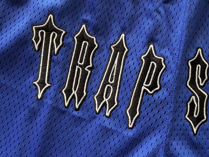 Шорты Trapstar Logo And Edge Decorated By Stripes "Blue" фото № 5