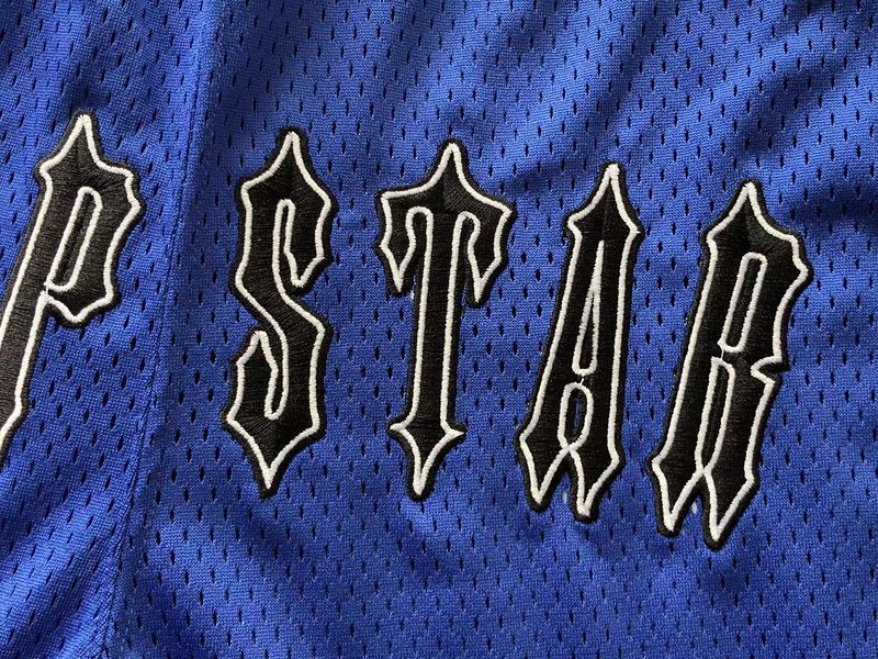 Шорты Trapstar Logo And Edge Decorated By Stripes "Blue" фото № 6