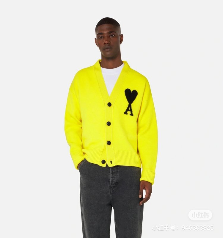 Кардиган Amiri V-Neck "Yellow" фото № 4