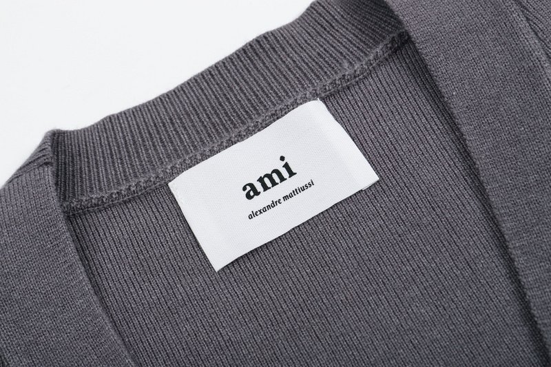 Кардиган Amiri Red Logo "Gray" фото № 6