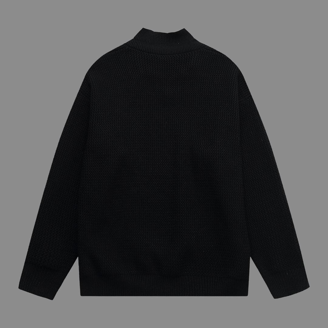 Свитер Burberry Frontside Mini Horse And Warrior White Outline "Black" фото № 8