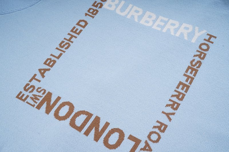 Кардиган Burberry Square Text "Blue" фото № 5