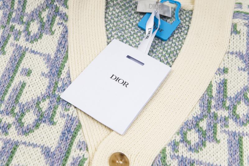 Кардиган Christian Dior All Over Print "Beige/Blue" фото № 4