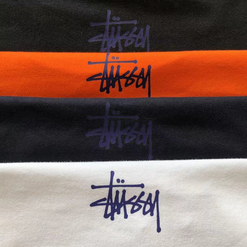 Свитшот Stussy Colorful Vertical Logo Inscription Front "White" фото № 4