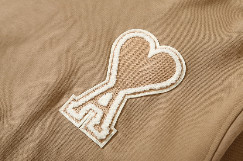 Свитшот Amiri Big Heart Logo "Beige/Brown" фото № 6