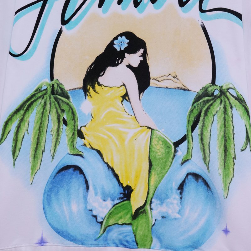 Свитшот Amiri Mermaid "White" фото № 3