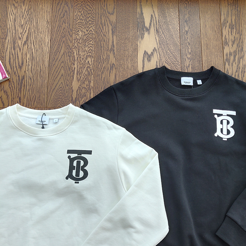 Свитшот Burberry Small Brand Icon "White" фото № 4