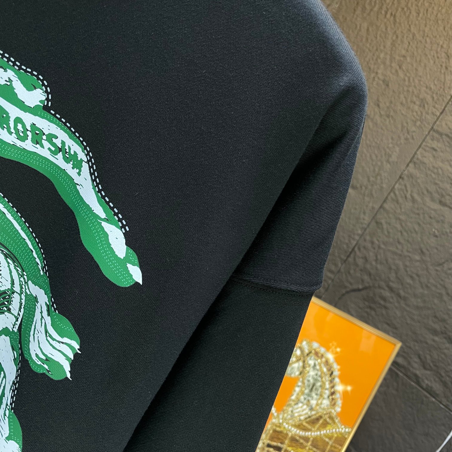 Свитшот Burberry Print Burberry Green Knight "Black" фото № 4