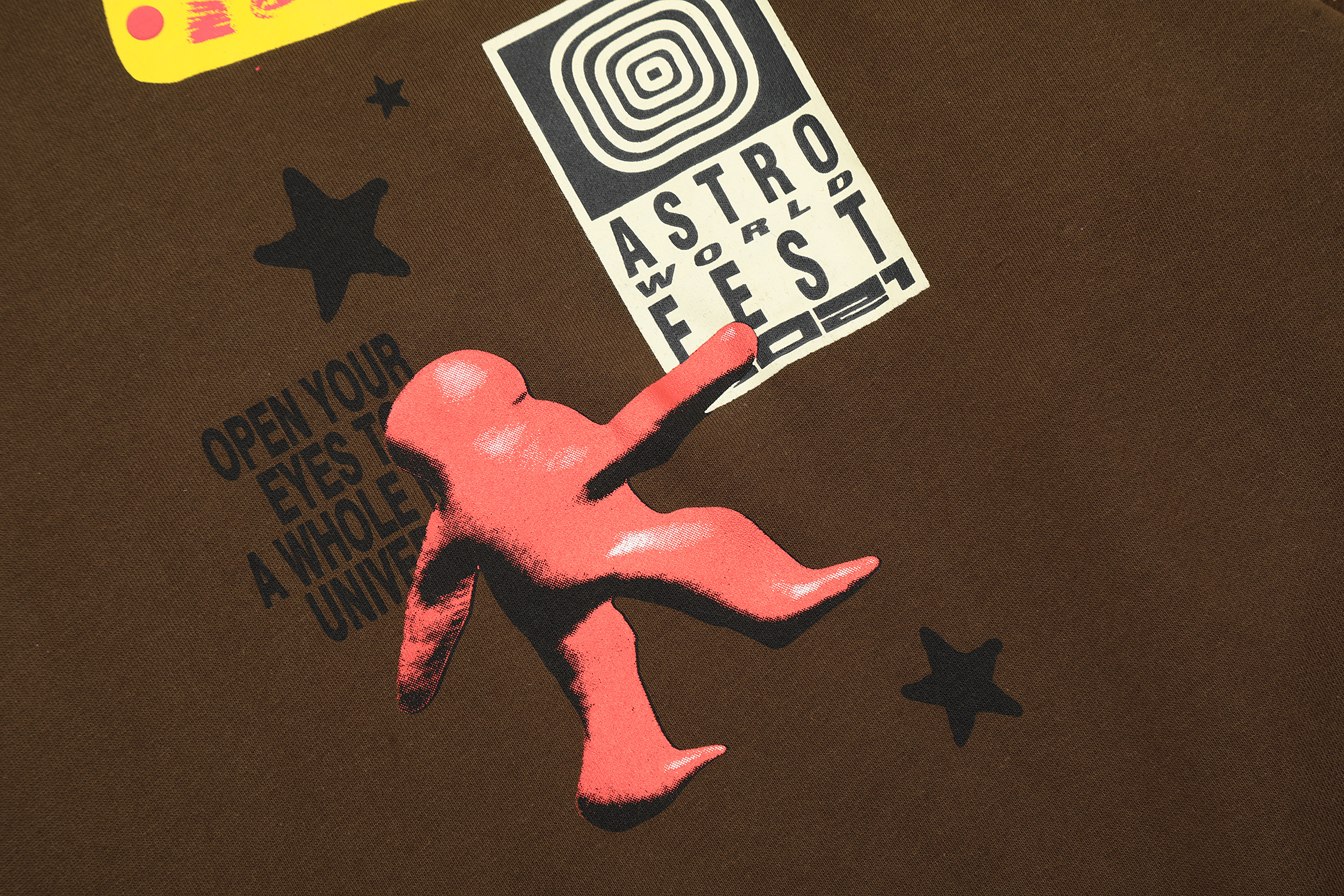 Свитшот Cactus Jack Merch Astroworld Houston Chills and Thrills "Brown" фото № 6