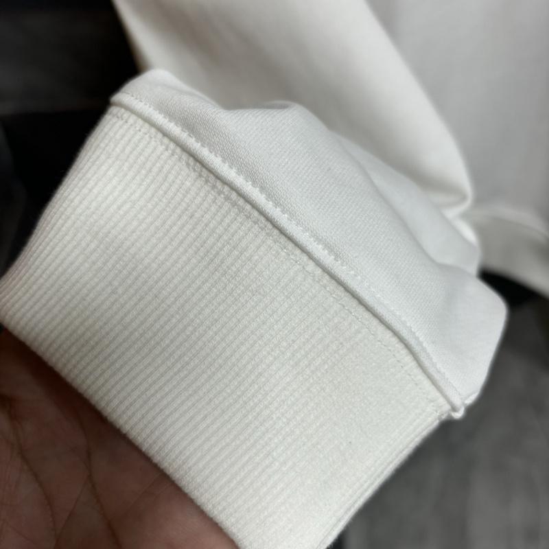 Свитшот Christian Dior Red Fluffy Frontside Logo "White" фото № 6