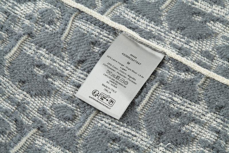 Джемпер Christian Dior Zipper On The Sleeves "Gray" фото № 3