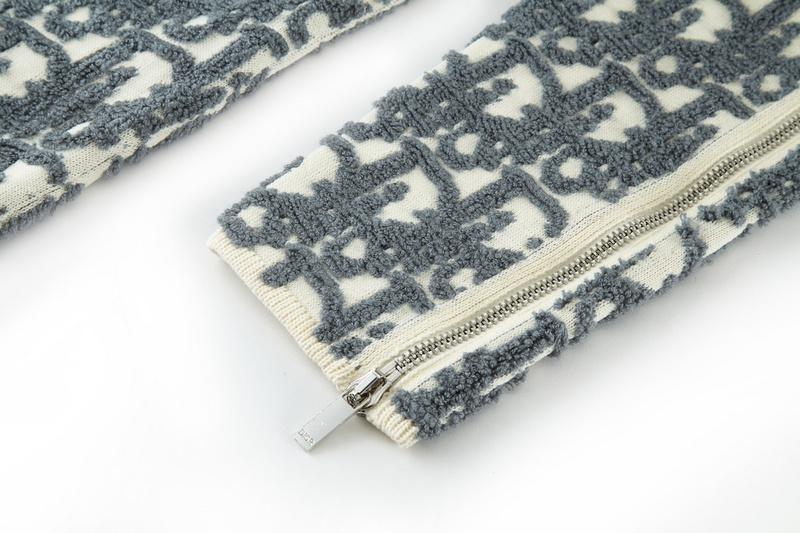 Джемпер Christian Dior Zipper On The Sleeves "Gray" фото № 5