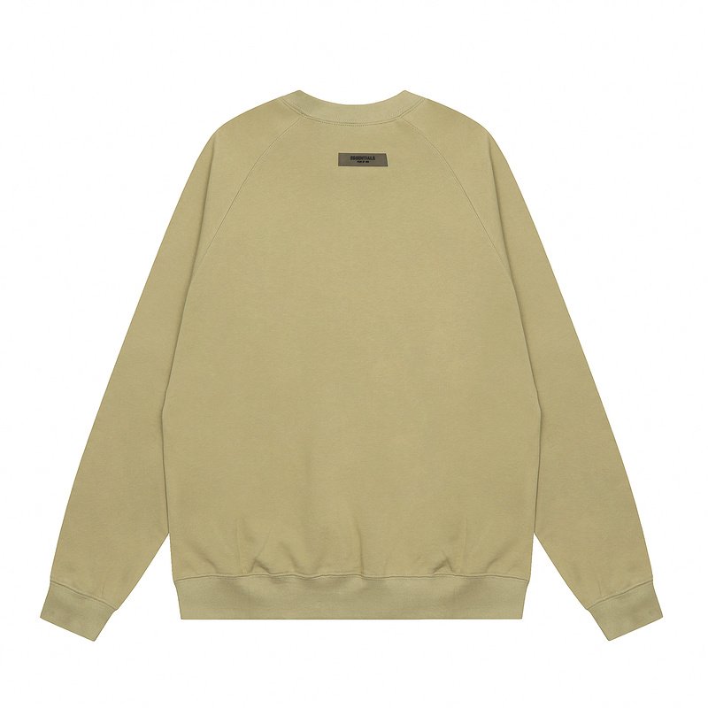 Свитшот Fear Of God Plain With Text Logo "Beige/Yellow" фото № 2