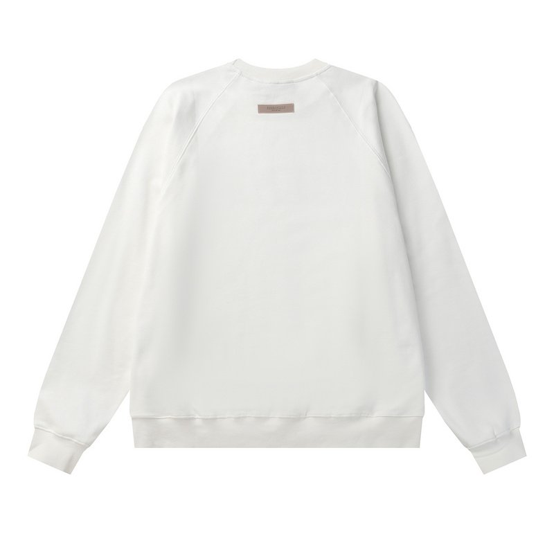 Свитшот Fear Of God With Beige Patch On The Back "White" фото № 2