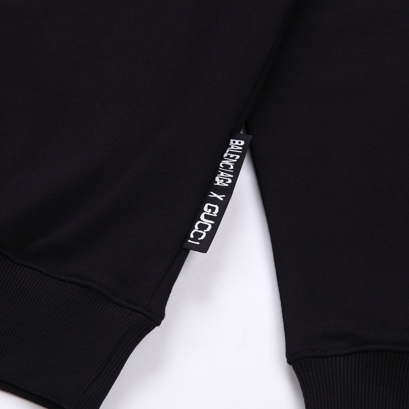 Свитшот Gucci X Balenciaga Spray Paint "Black" фото № 6