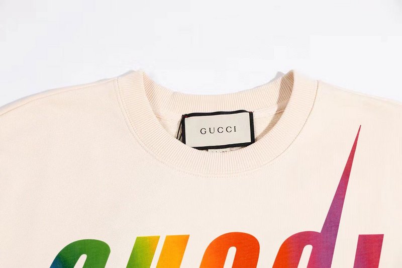 Свитшот Gucci Colorful Logo "Cream" фото № 5