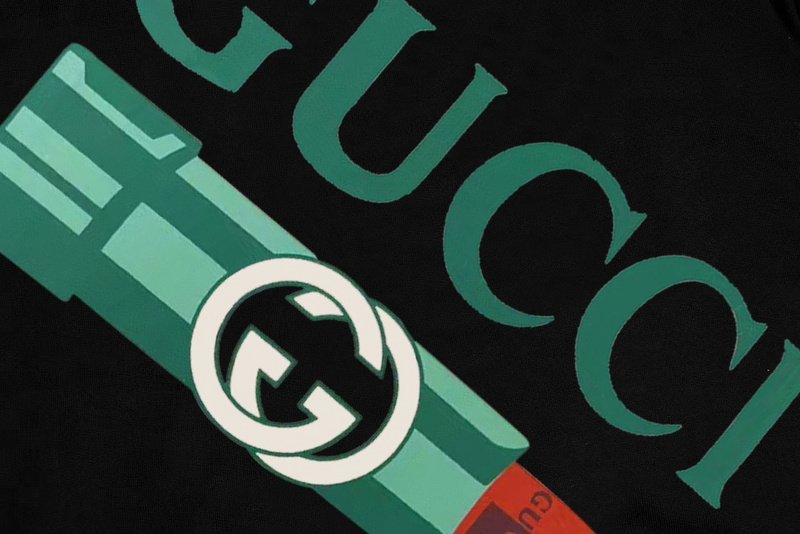 Свитшот Gucci Red Lipstick "Black" фото № 3