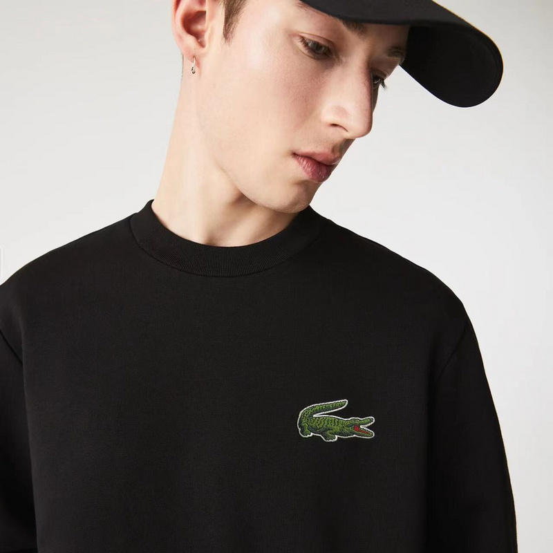 Свитшот Lacoste With A Crocodile "Black" фото № 4