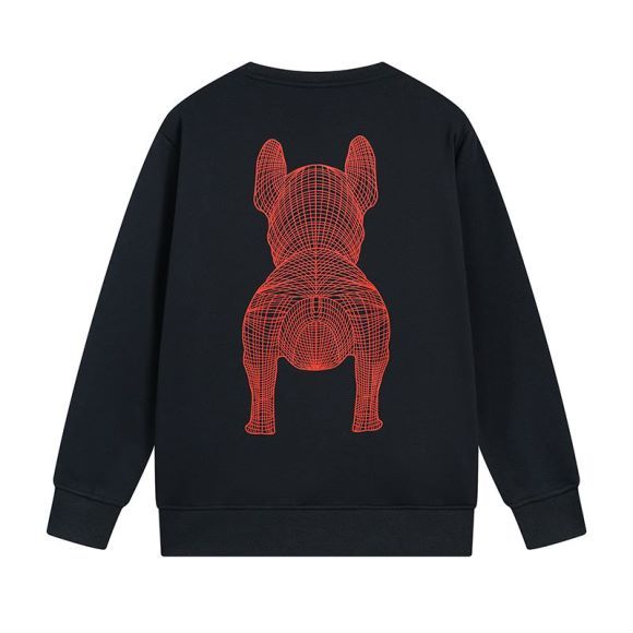 Свитшот Life Work With Dog Print "Black/Red" фото № 3