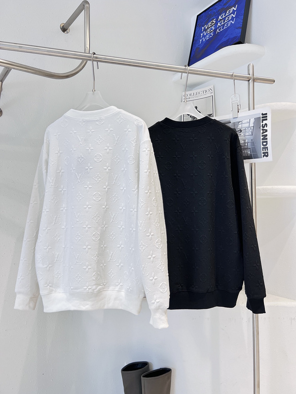 Свитшот Louis Vuitton Pocket With Brand Logos "Black" фото № 3