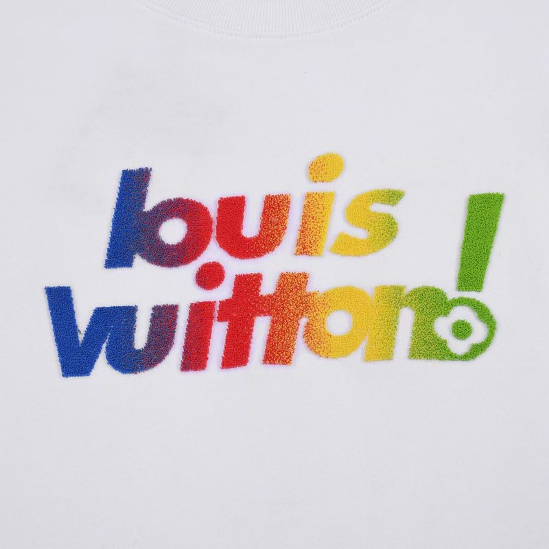 Свитшот Louis Vuitton Fluffy Brand Logo "White" фото № 3