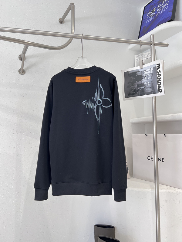 Свитшот Louis Vuitton Embroidery "Black" фото № 7