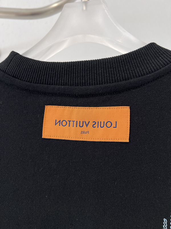 Свитшот Louis Vuitton Embroidery "Black" фото № 9