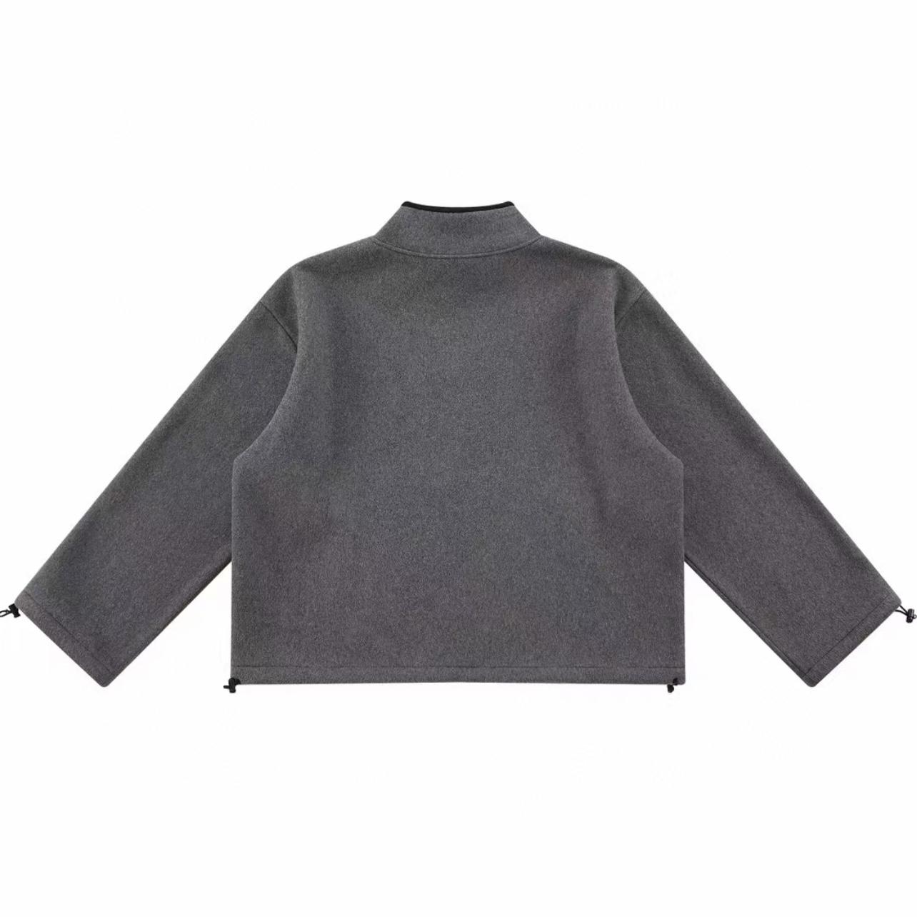 Свитшот Miu Miu Form Fitting Style Zip "Gray" фото № 2