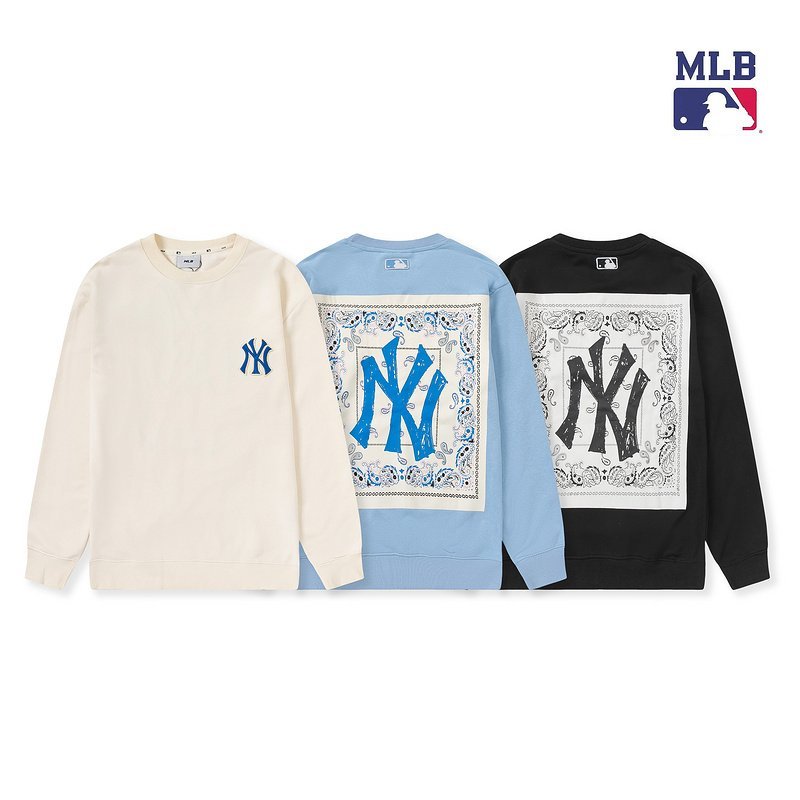 Свитшот MLB Square Inside Logo Design "Blue" фото № 8