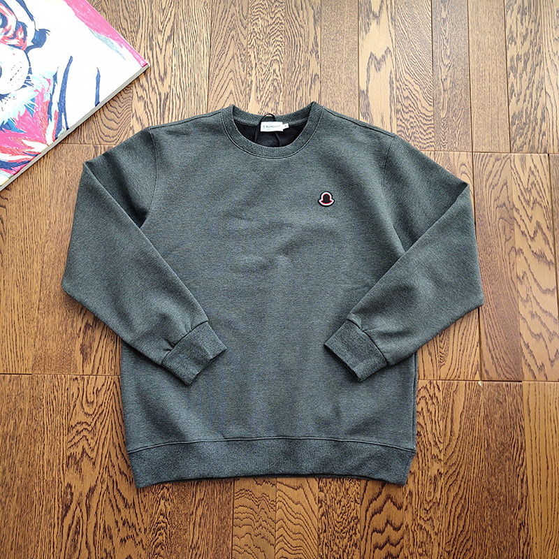 Свитшот Moncler With Logo "Black/Gray" фото № 9