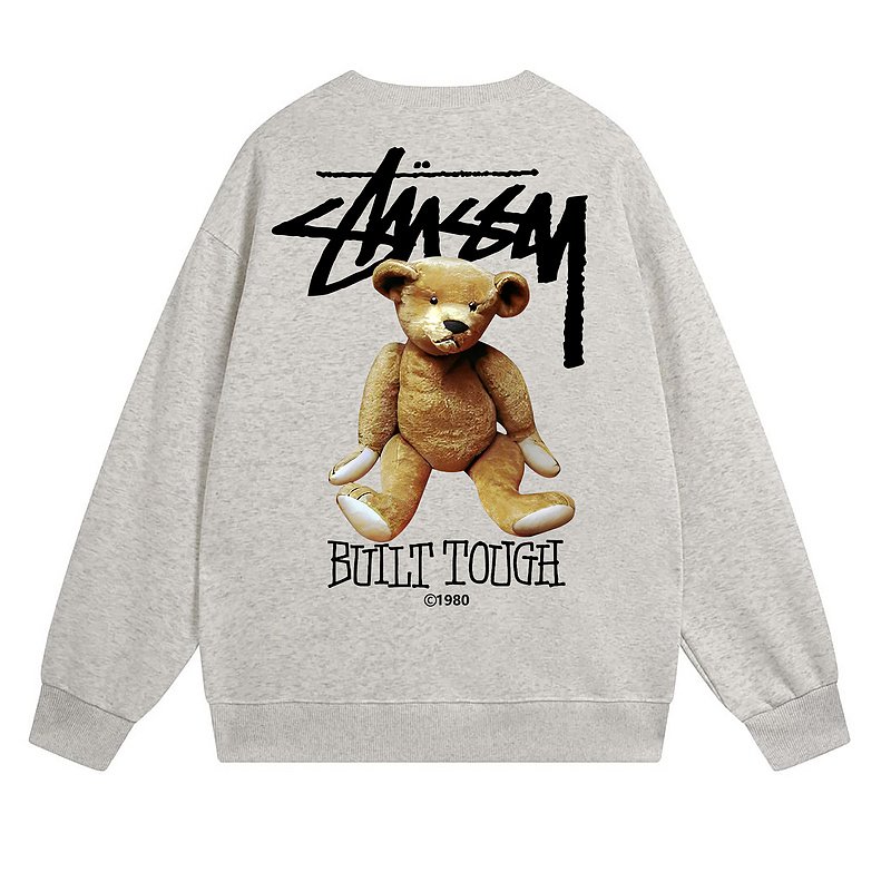 Свитшот Stussy Teddy Bear Built Touch "Light Gray" фото № 2