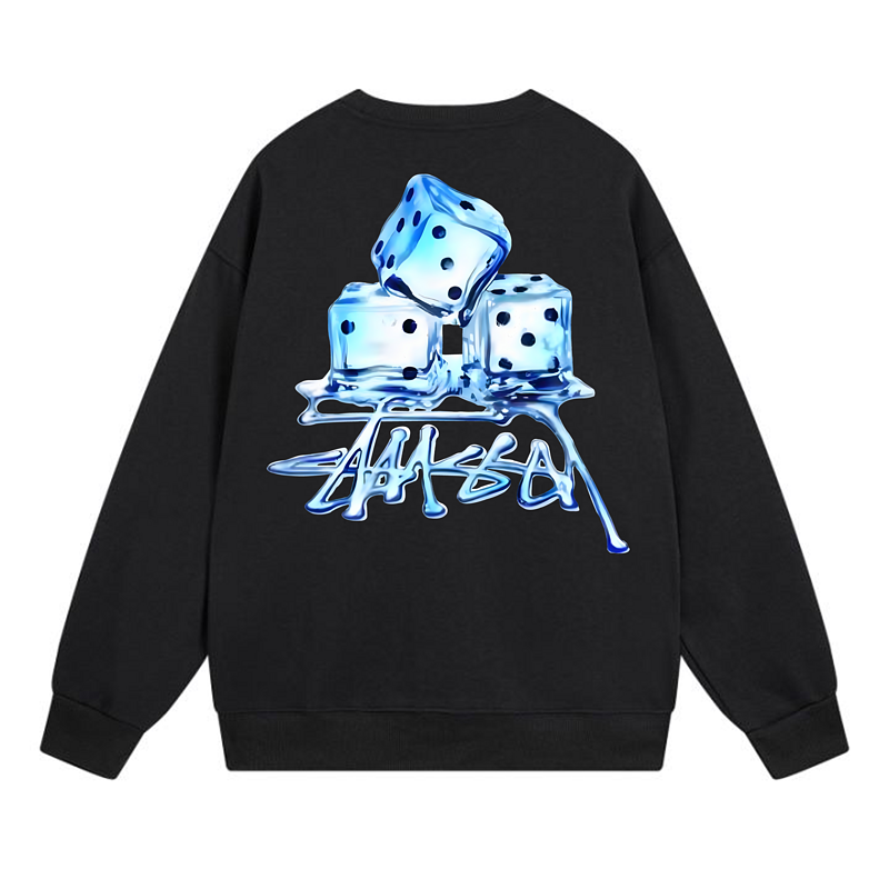Свитшот Stussy Ice Playing Cubes "Black" фото № 2