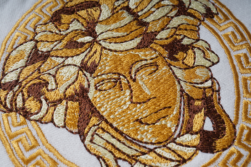 Свитшот Versace Golden Gorgon Logo "White" фото № 5