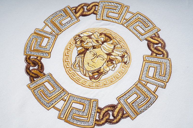 Свитшот Versace Golden Gorgon Logo "White" фото № 8